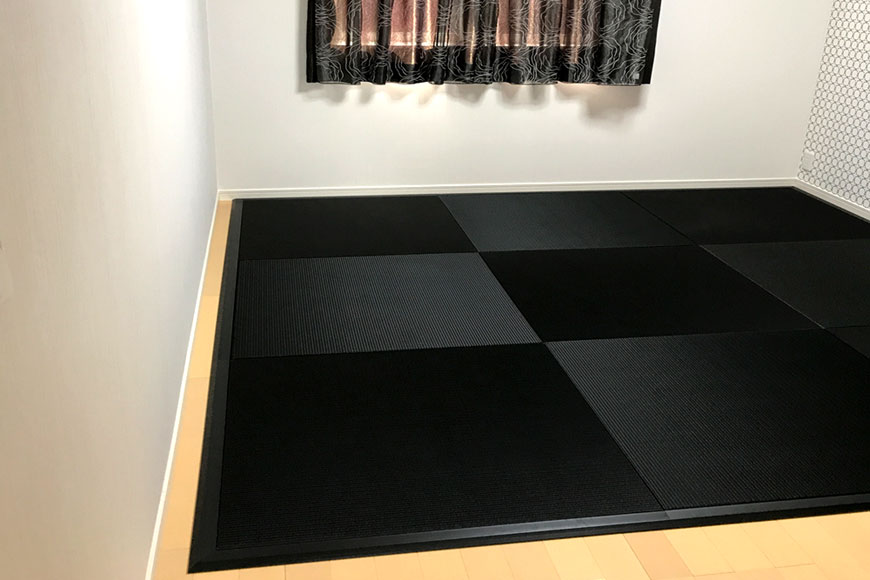黒い畳 炭フローリング畳