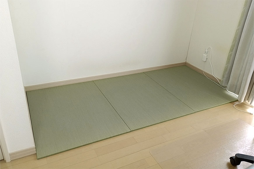 くぼみ空間が、くつろぎの畳ベッドに 純国産高級置き畳 和極