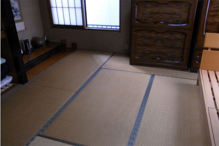 表替えから約11年使用した畳表