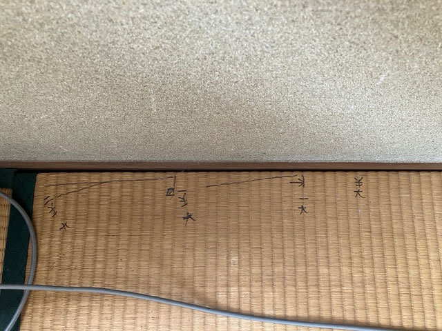 畳と畳寄せに出来た隙間